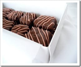 Chocolate-Covered Peanut Butter Crisp Squares Chocolate-Covered Peanut Butter Crisp Squares