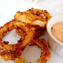 Thumbnail image for Oven-Fried Onion Rings with Dipping Sauce