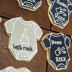 Thumbnail image for Rock n’ Roll Baby Onesie Cookies