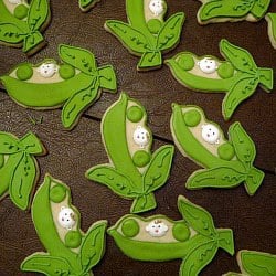Thumbnail image for Pea in a Pod Baby Shower Cookies