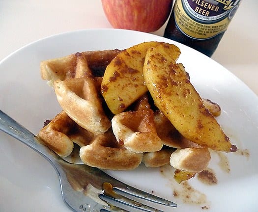 post waffle crisp. Beer Waffles with