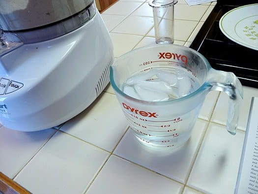 Pie Crust: Ice Water