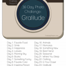 30 Days of Gratitude Photo Challenge