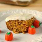 Pumpkin Bars with Cream Cheese Frosting