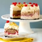 Banana Split Ice Cream Cake