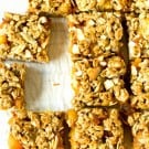 Ginger-Peach Granola Squares