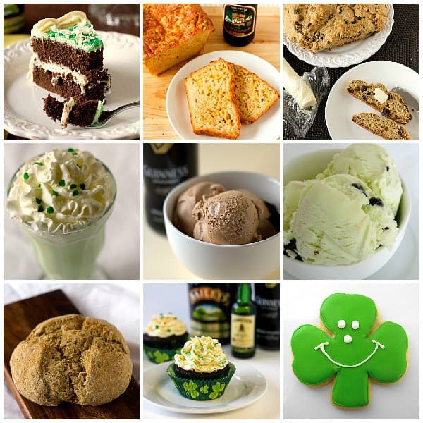 Michelle's 19 St. Patrick's Day Recipes collage