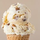Malted Vanilla Ice Cream with Peanut Brittle & Milk Chocolate Chunks