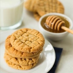 Honey-Peanut Butter Cookies Recipe | Brown Eyed Baker