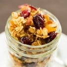 Maple-Almond Granola with Dried Fruit