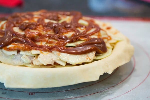 Salted Caramel Apple Pie by @browneyedbaker :: www.browneyedbaker.com 