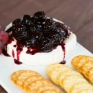 Baked Brie with Blackberry Compote