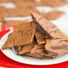 Peanut Butter Swirl Chocolate Bark