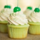 Shamrock Shake Cupcakes