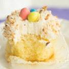 Coconut Cupcakes with Toasted Coconut Frosting | browneyedbaker.com #recipe #Easter #cupcakes