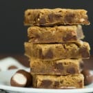 Malted Chocolate Chip Blondies