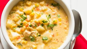 Chipotle Chicken & Corn Chowder