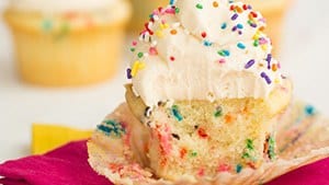 Homemade Funfetti Cupcakes (From Scratch!)