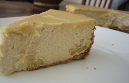 Brown Sugar-Apple Cheesecake