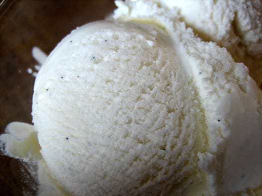 philadelphia-style vanilla ice cream