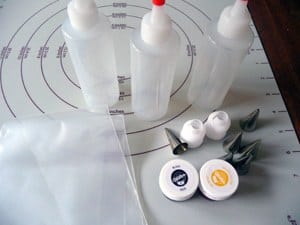 Filling Royal Icing Squeeze Bottles 