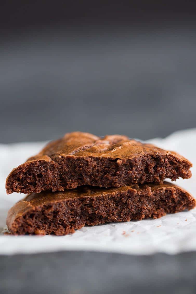 Thick, dense and fudgy Better-Than-Brownies Chocolate Cookies