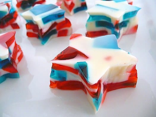 Stained Glass Jello Stars