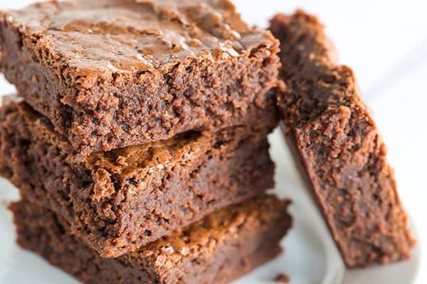 The Baked Brownie! Totally famous and for good reason - they are rich, dense, fudge-like brownies; you'll never need another brownie recipe!