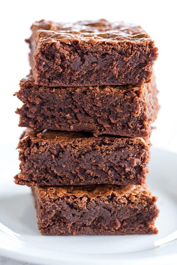 The Baked Brownie! Totally famous and for good reason - they are rich, dense, fudge-like brownies; you'll never need another brownie recipe!