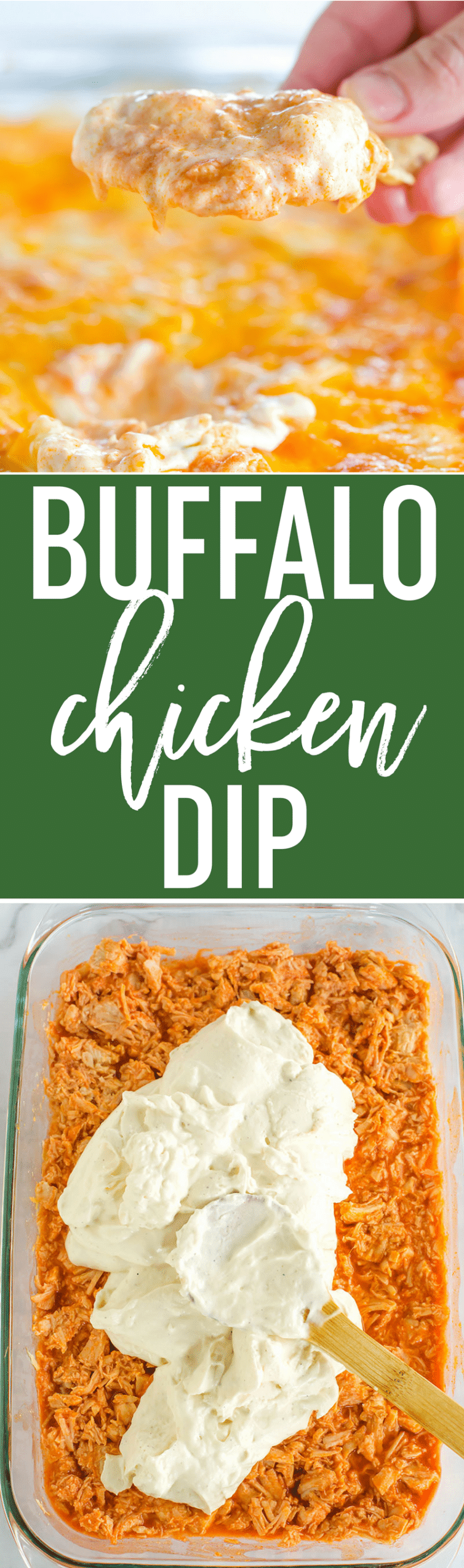 Buffalo Chicken Dip | Brown Eyed Baker