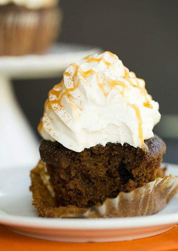 Pumpkin Spice Latte Cupcakes | browneyedbaker.com