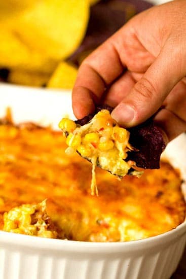 Top 10 Best Appetizer Recipes >> Hot Corn and Cheese Dip | browneyedbaker.com