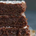 Sweet and Salty Brownies - Up close and personal with the best salted caramel brownies!