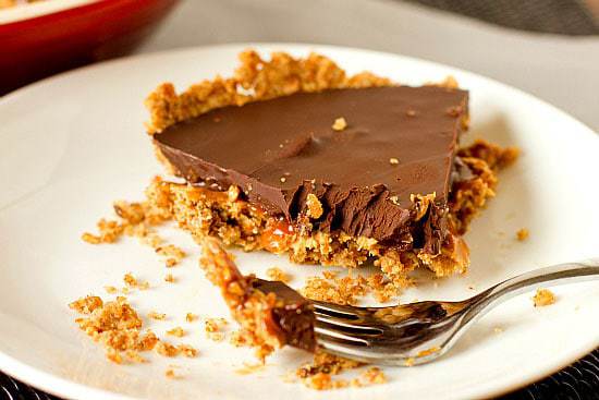 Top 10 Best Pie & Tart Recipes :: Take 5 Candy Bar Pie | browneyedbaker.com