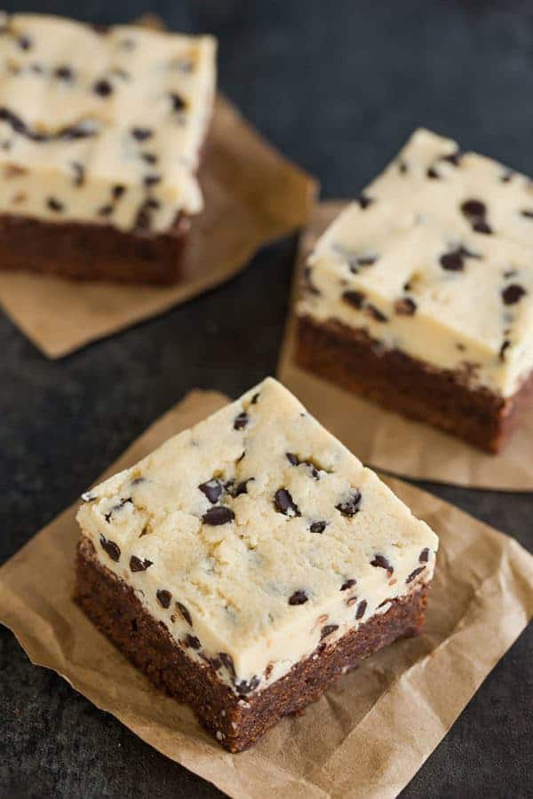 Chocolate Chip Cookie Dough Brownies Brown Eyed Baker