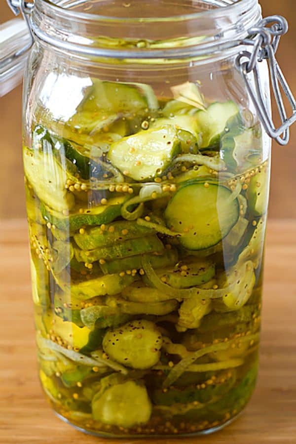 Refrigerator Bread And Butter Pickles Brown Eyed Baker