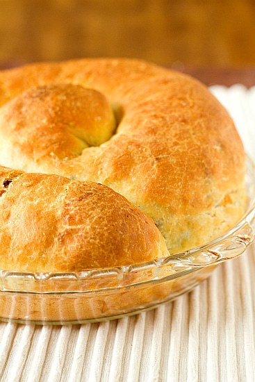 Bacon and Cheese Easter Bread