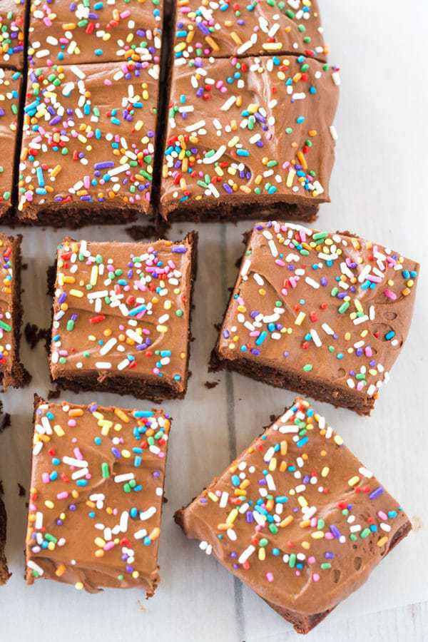 Chocolate Frosted Brownies Brown Eyed Baker