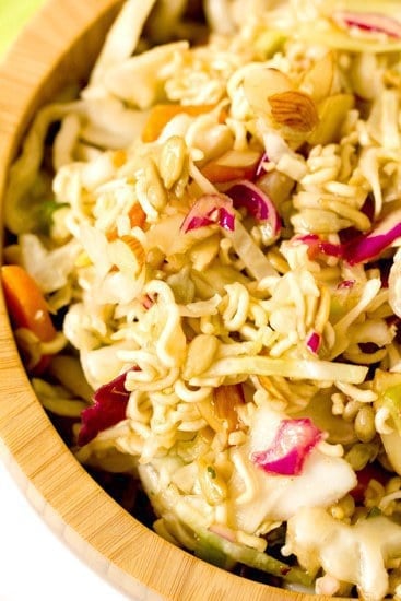 Chinese Coleslaw - An easy side dish perfect for summer picnics or light lunches! 