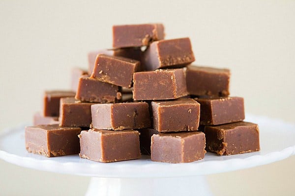 Chocolate Peanut Butter Fudge - Brown Eyed Baker