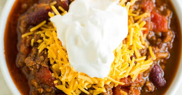 The Best Chili Recipe | Brown Eyed Baker