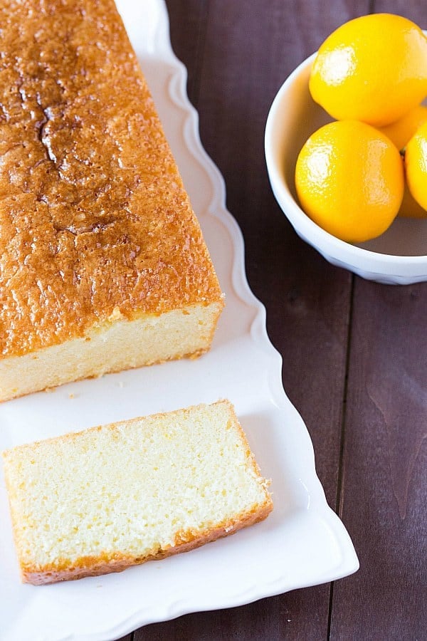 Meyer Lemon Pound Cake