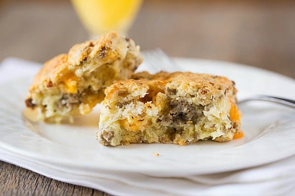 Sausage-Cheddar Biscuits