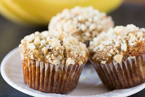 Banana-Macadamia Nut Muffins