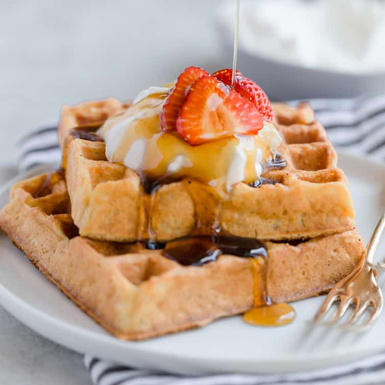 French style Buttermilk Waffles Recipe
