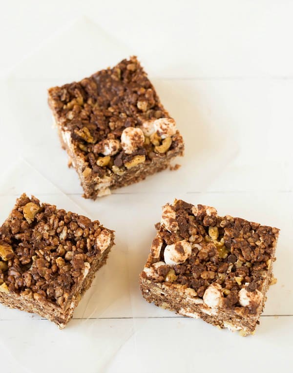 Rocky Road Rice Krispies Treats