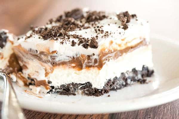 This No Bake Oreo Layer Dessert is decadent and perfect for summer!