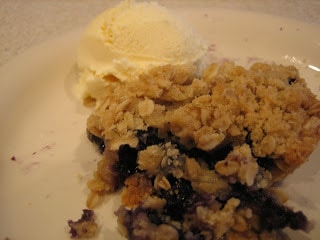 Blueberry Crisp