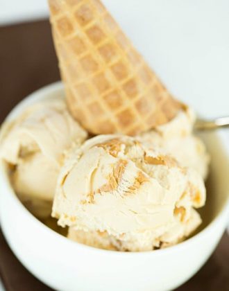 Peanut Butter Lover's Ice Cream by @browneyedbaker :: www.browneyedbaker.com