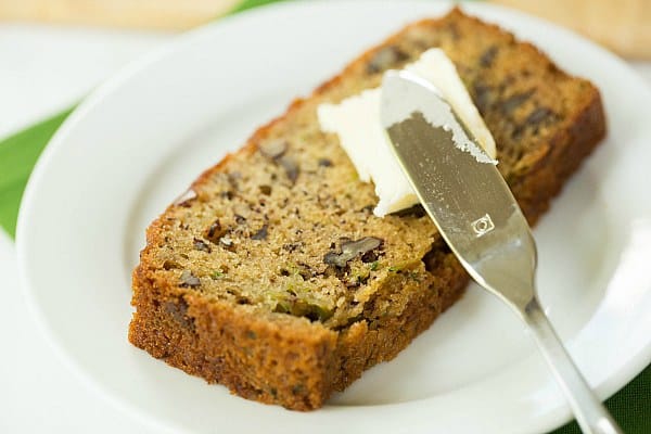 Zucchini-Banana Bread Recipe by @browneyedbaker :: www.browneyedbaker.com